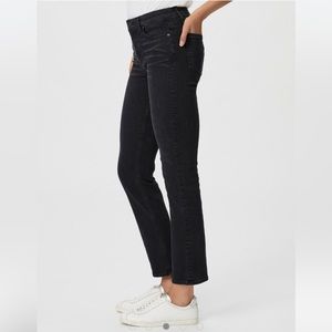 NWOT Paige Cindy Black Willow Straight Leg Ankle Jean retail $219